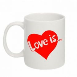 Чашка 320ml Love is...-PrintSalon Чашка 320ml Love is...