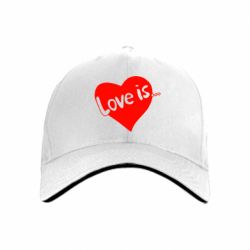 Кепка Love is... - PrintSalon