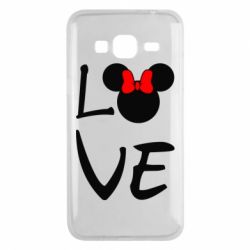 Чехол для Samsung J3 2016 Love Mickey Mouse (female) - PrintSalon