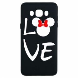 Чехол для Samsung J7 2016 Love Mickey Mouse (female) - PrintSalon