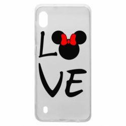 Чехол для Samsung A10 Love Mickey Mouse (female)