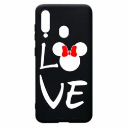 Чехол для Samsung A60 Love Mickey Mouse (female) - PrintSalon