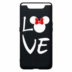 Чехол для Samsung A80 Love Mickey Mouse (female) - PrintSalon