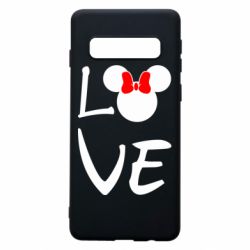 Чехол для Samsung S10 Love Mickey Mouse (female) - PrintSalon