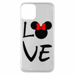 Чехол для iPhone 11 Love Mickey Mouse (female) - PrintSalon