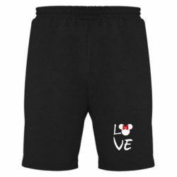 Мужские шорты Love Mickey Mouse (female) - PrintSalon