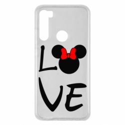Чехол для Xiaomi Redmi Note 8 Love Mickey Mouse (female) - PrintSalon