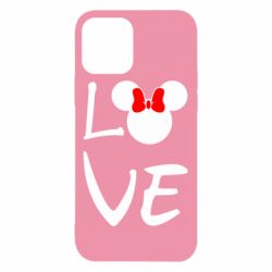 Чехол для iPhone 12 Love Mickey Mouse (female) - PrintSalon
