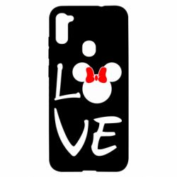 Чехол для Samsung A11/M11 Love Mickey Mouse (female) - PrintSalon