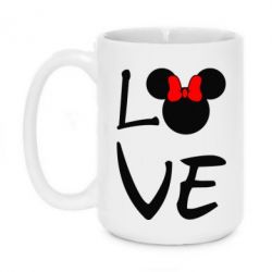 Чашка 420ml Love Mickey Mouse (female) - PrintSalon