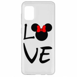Чехол для Samsung A31 Love Mickey Mouse (female) - PrintSalon