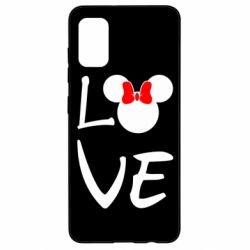 Чехол для Samsung A41 Love Mickey Mouse (female) - PrintSalon
