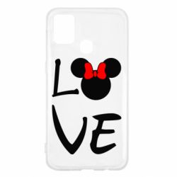 Чехол для Samsung M31 Love Mickey Mouse (female) - PrintSalon