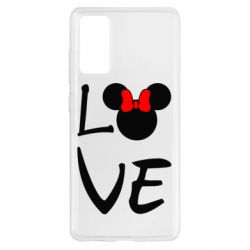 Чехол для Samsung S20 FE Love Mickey Mouse (female) - PrintSalon