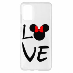 Чехол для Samsung S20+ Love Mickey Mouse (female) - PrintSalon
