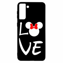 Чехол для Samsung S21+ Love Mickey Mouse (female) - PrintSalon
