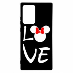 Чехол для Samsung Note 20 Ultra Love Mickey Mouse (female) - PrintSalon