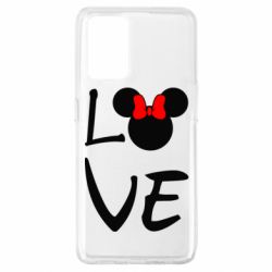 Чехол для Oppo A74 4G Love Mickey Mouse (female) - PrintSalon