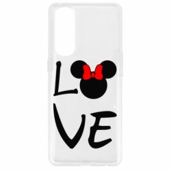 Чехол для Oppo Reno 4 Pro Love Mickey Mouse (female) - PrintSalon