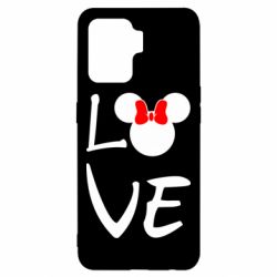 Чехол для Oppo Reno 5 Lite Love Mickey Mouse (female) - PrintSalon