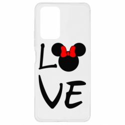 Чехол для Xiaomi Redmi Note 10 Pro Love Mickey Mouse (female) - PrintSalon
