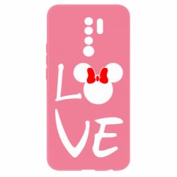 Чехол для Xiaomi Redmi 9 Love Mickey Mouse (female) - PrintSalon
