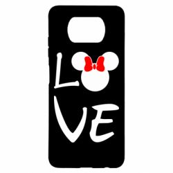 Чехол для Xiaomi Poco X3 Love Mickey Mouse (female) - PrintSalon