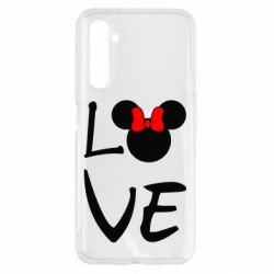 Чехол для Realme 6 Love Mickey Mouse (female) - PrintSalon