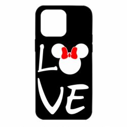 Чехол для iPhone 14 Pro Max Love Mickey Mouse (female) - PrintSalon