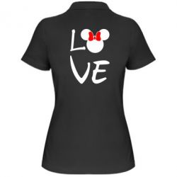 Женское поло Love Mickey Mouse (female) - PrintSalon
