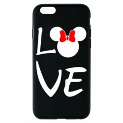 Чехол для iPhone 6/6S Love Mickey Mouse (female) - PrintSalon
