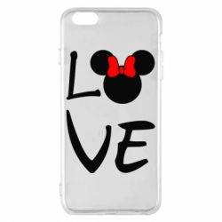 Чехол для iPhone 6 Plus/6S Plus Love Mickey Mouse (female) - PrintSalon