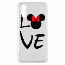 Чехол для Huawei P20 Love Mickey Mouse (female) - PrintSalon