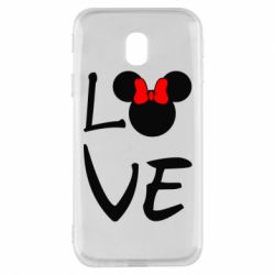 Чехол для Samsung J3 2017 Love Mickey Mouse (female) - PrintSalon