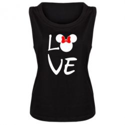 Женская майка Love Mickey Mouse (female) - PrintSalon