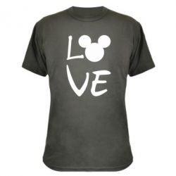 Камуфляжная футболка Love Mickey Mouse (male) - PrintSalon