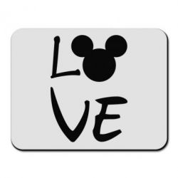 Коврик для мыши Love Mickey Mouse (male) - PrintSalon
