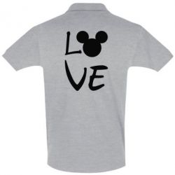 Мужское поло Love Mickey Mouse (male) - PrintSalon