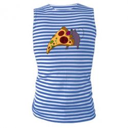 Майка-тельняшка Love Pizza 2 - PrintSalon