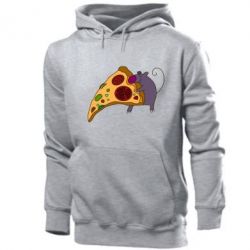 Мужское худи Love Pizza 2 - PrintSalon