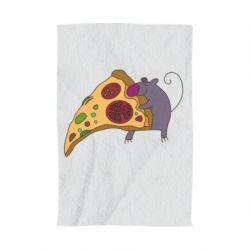 Полотенце с принтом Love Pizza 2 - PrintSalon