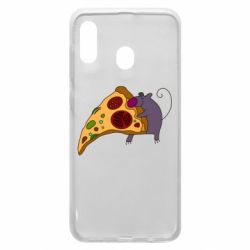 Чехол для Samsung A30 Love Pizza 2-PrintSalon Чехол для Samsung A30 Love Pizza 2
