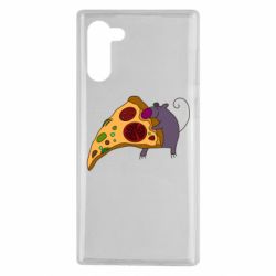 Чехол для Samsung Note 10 Love Pizza 2 - PrintSalon