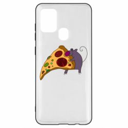 Чехол для Samsung A21s Love Pizza 2 - PrintSalon