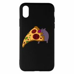 Чехол для iPhone X/Xs Love Pizza 2 - PrintSalon