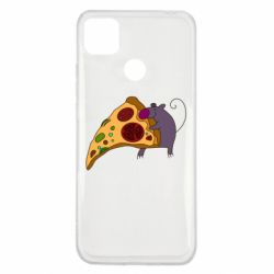 Чехол для Xiaomi Redmi 9c Love Pizza 2 - PrintSalon