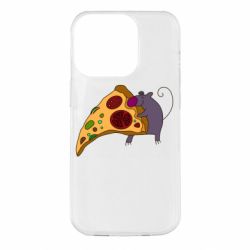 Чехол для iPhone 14 Pro Love Pizza 2 - PrintSalon