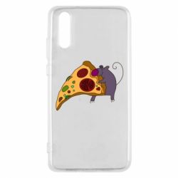 Чехол для Huawei P20 Love Pizza 2 - PrintSalon
