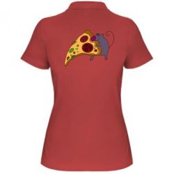 Женское поло Love Pizza 2 - PrintSalon