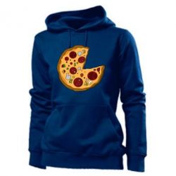 Женское худи Love Pizza - PrintSalon